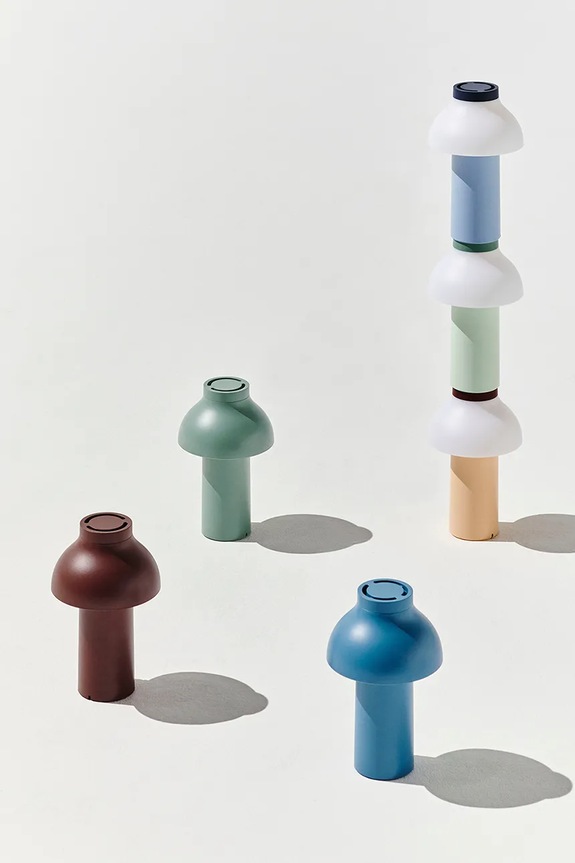 Σαλόνι και υπνοδωμάτιο Ασύρματο επιτραπέζιο φωτιστικό led HAY 14 x 14 x 22 cm AE913.E623 πορτοκαλί