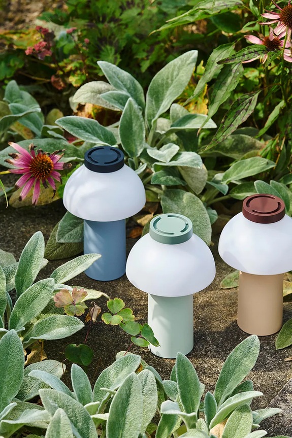 Ασύρματο επιτραπέζιο φωτιστικό led HAY 14 x 14 x 22 cm πορτοκαλί AE913.E623