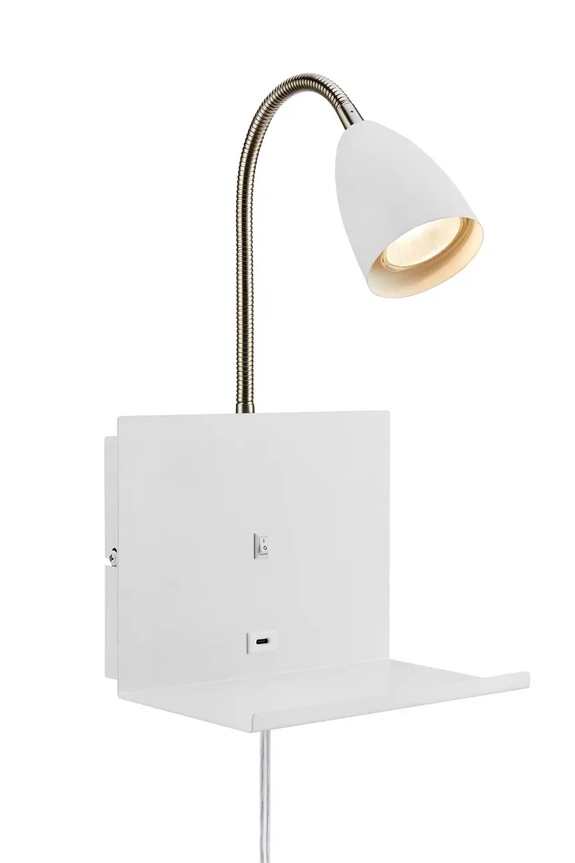 Markslöjd lampa ścienna Cuarto 20 x 30 x 30 cm biały 108856