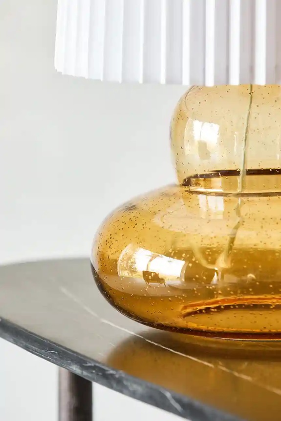 Επιτραπέζιο φωτιστικό House Doctor HDRibe 55 x 27,5 cm πορτοκαλί 262320061