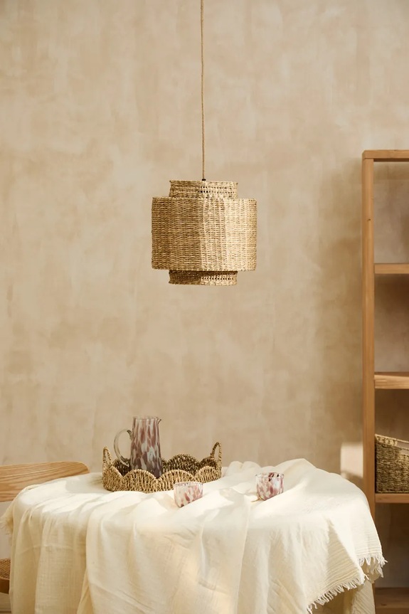 Sjenilo za stropnu lampu Calma House Tokyo 30 x 30 x 30 cm TOKYO.L3030.NAT bež AA00