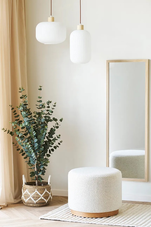 House Nordic függő lámpa Argalo 20 cm 6406314 fehér