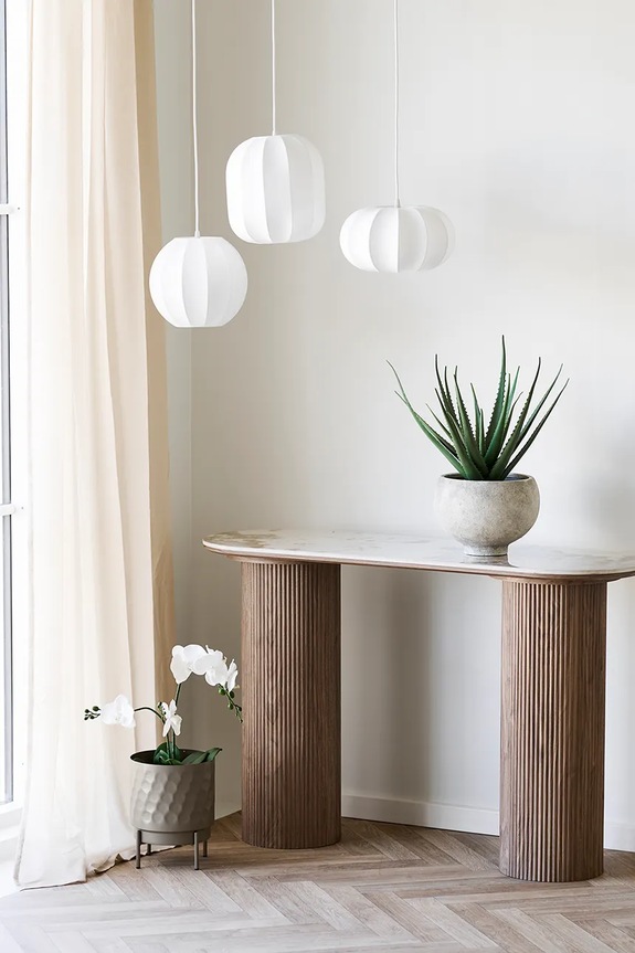 Obývacia izba a spálňa Závesná lampa House Nordic Coventry 28 cm 6406302 biela