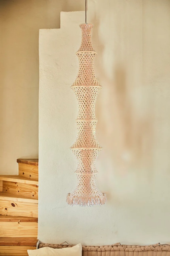 Гостиная и спальня Абажур для подвесной лампы Calma House Pleko 30 x 180 cm PLEKO.L30180.CRU бежевый