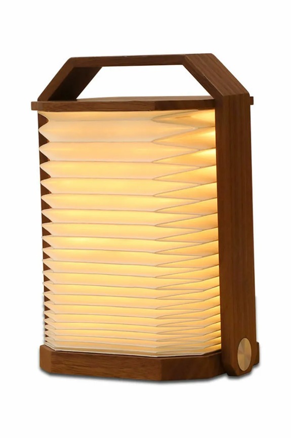 Ασύρματο επιτραπέζιο φωτιστικό led Gingko Design Smart Origami Lamp 10,3 x 10,3 x 4 cm καφέ G033WT