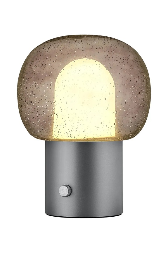 Obývacia izba a spálňa Stolná lampa Blomus Iris 41 x 33 cm B62214 sivá