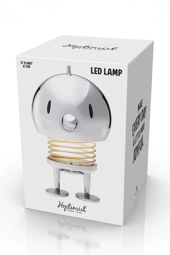 Led brezžična namizna svetilka Hoptimist L/10 x 15 cm siva 32945