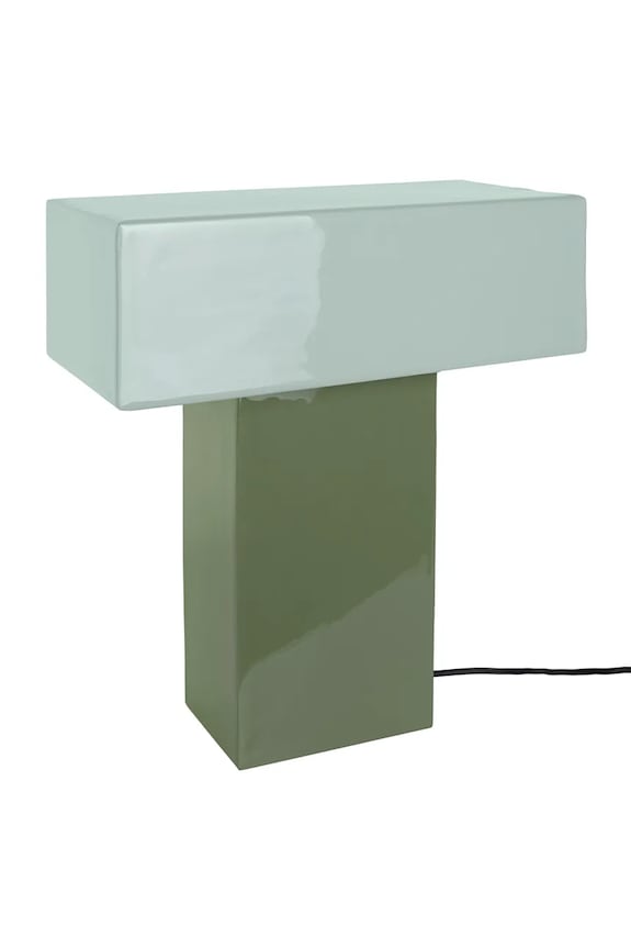 Επιτραπέζιο φωτιστικό Leitmotiv Grato Recto 35 x 15 cm. LM2307GR πράσινο AA00