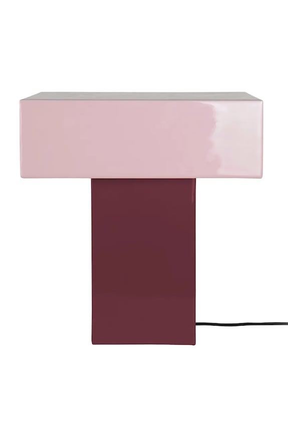 Leitmotiv veioză Grato Recto 35 x 15 cm roz LM2307PU