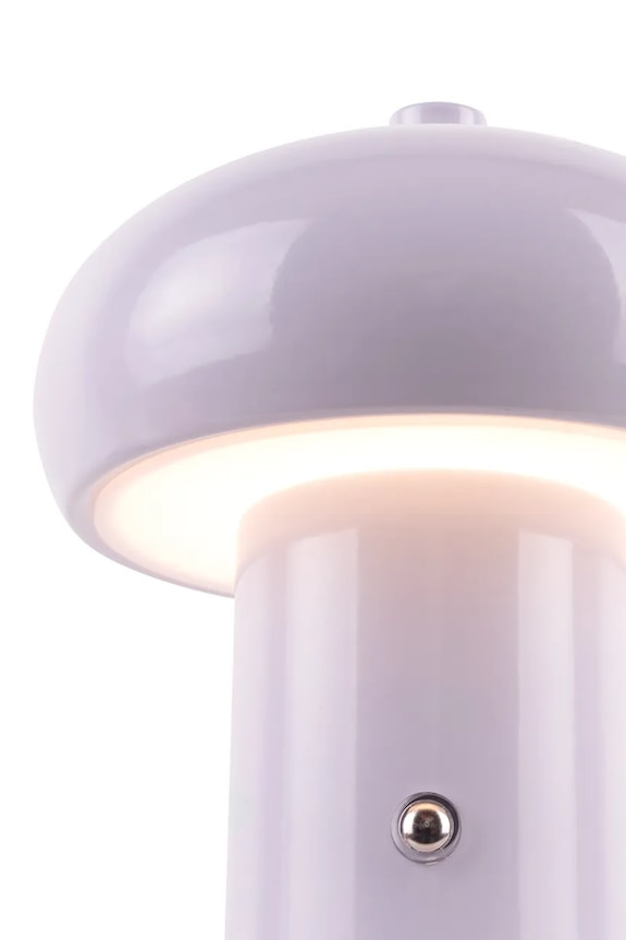 Living și dormitor Leitmotiv lampă de masă led fără fir Retro Seta 12,5 x 15 cm LM2277PU violet