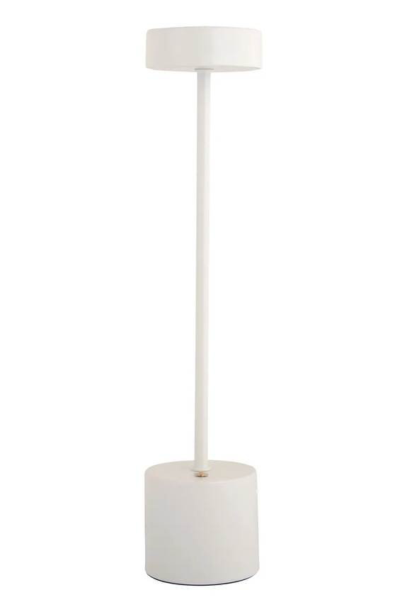 Leitmotiv lampa stołowa bezprzewodowa led Ganar 37,5 x 8 cm biały LM2279WH