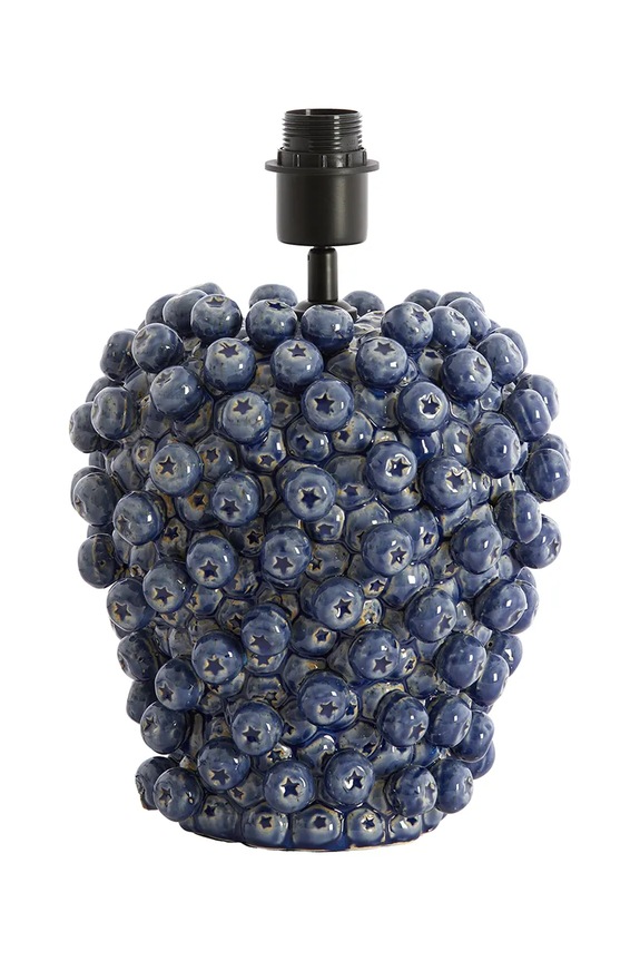 Light & Living podstawa do lampy stołowej Berries 25,5 x 27 cm granatowy 1742780