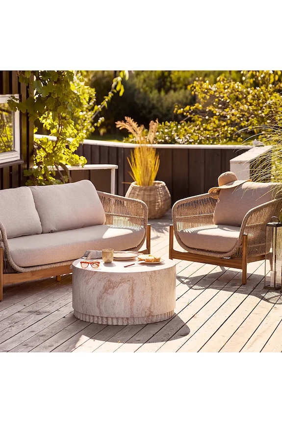 House Nordic latarenka Herslev 12 x 49 cm 6409124 brązowy