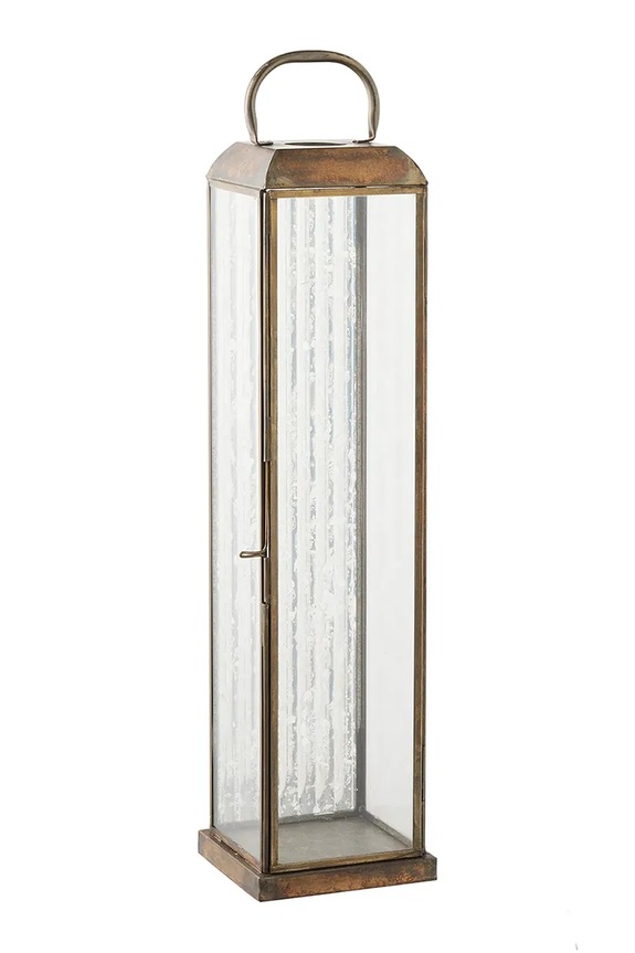 House Nordic latarenka Herslev 12 x 49 cm 6409124 brązowy AA00