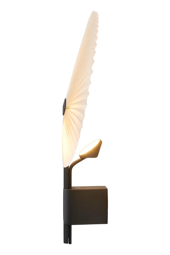 Obývacia izba a spálňa Gejst lampa nástenná 45,5 x 9 x 27,5 cm G40122 čierna