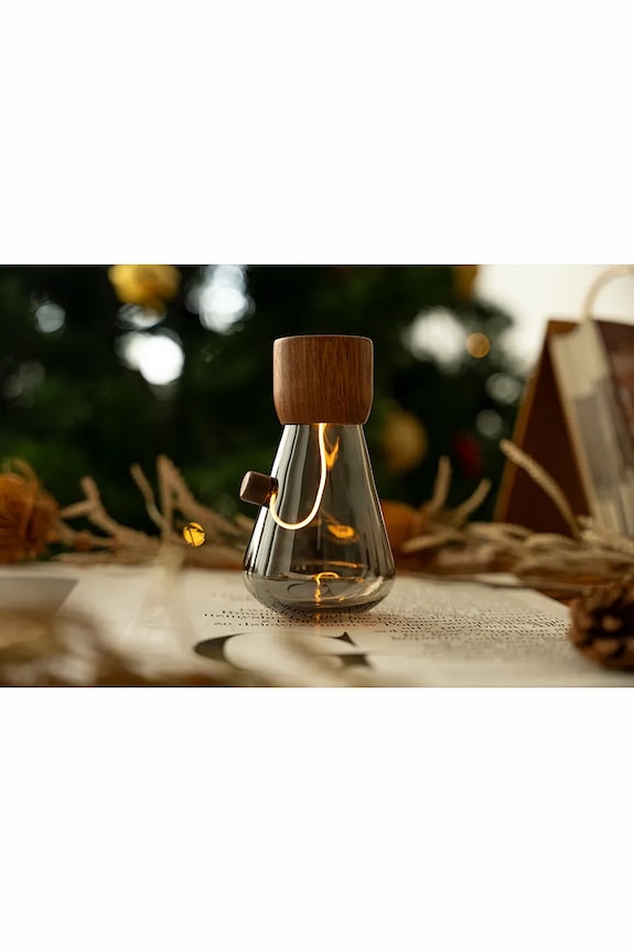 Gingko Design лампа LED из стекла 6,8 x 6,8 x 12,7 cm G088WT коричневый