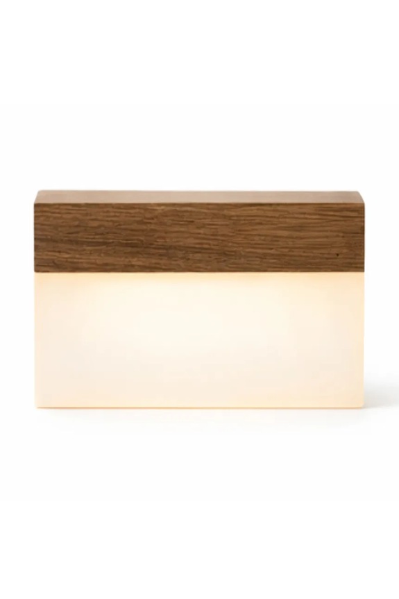 Gingko Design настольная лампа LED из орехового дерева 8 x 2,5 x 6,6 cm коричневый G082WT