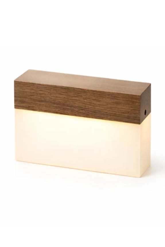 Gingko Design настольная лампа LED из орехового дерева 8 x 2,5 x 6,6 cm G082WT коричневый AA00