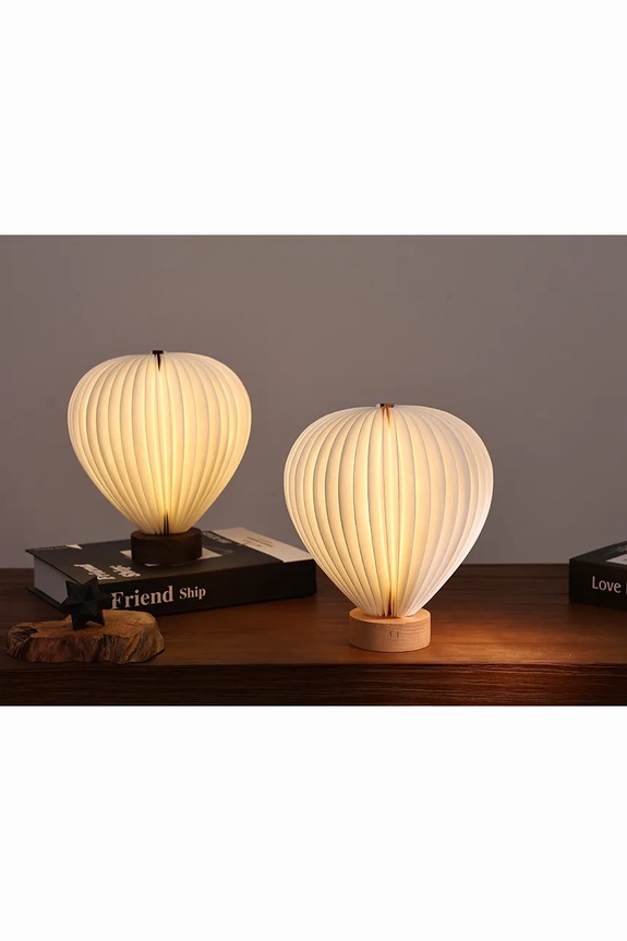 Gingko Design lampa LED z papieru 18,2 x 7,2 x 20 cm brązowy G070WT