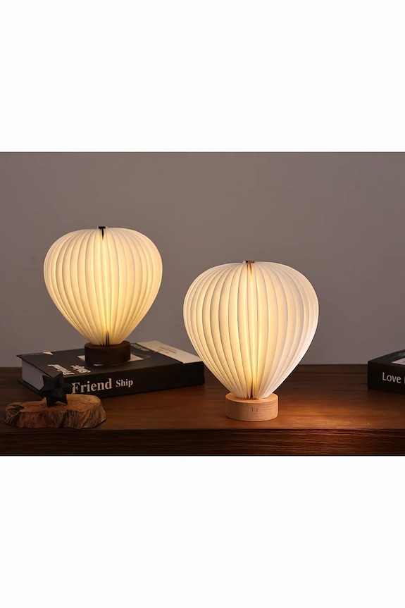 Gingko Design lampa LED z papieru 18,2 x 7,2 x 20 cm brązowy G070WT