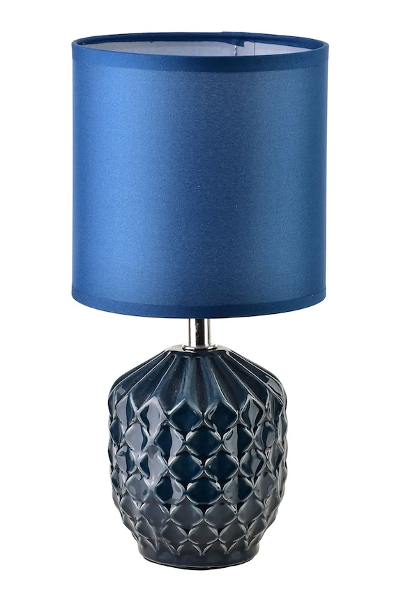 Inne lampă de masă din ceramică 14 x 14 x 20 cm bleumarin HTLA2216.SR