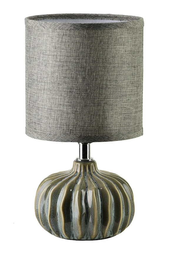 Lampă de masă din ceramică 13 x 13 x 17 cm verde HTLA2353.SR