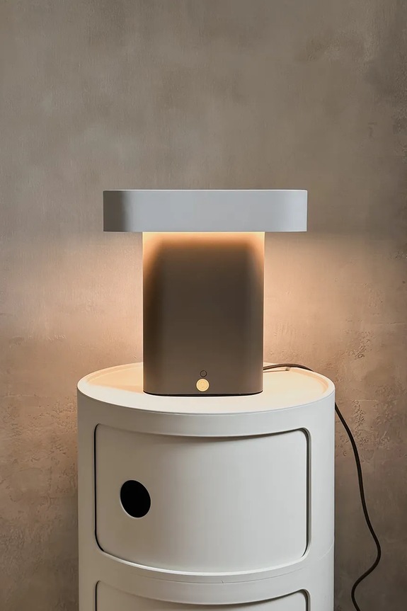 Salon i sypialnia Hübsch lampa stołowa z żelaza 25 x 8 x25 cm 961902 multicolor