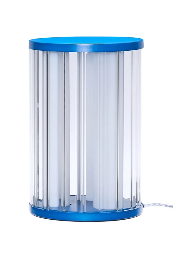 Hübsch lampa stołowa z żelaza 20 x30 cm niebieski 962106