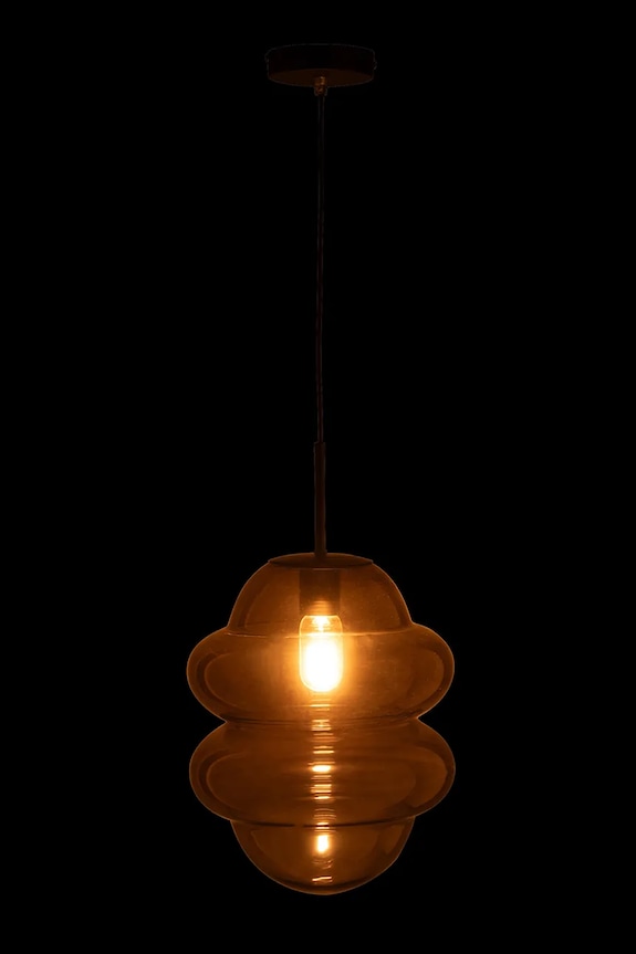 Salon i sypialnia J-Line lampa wisząca ze szkła 48795. transparentny