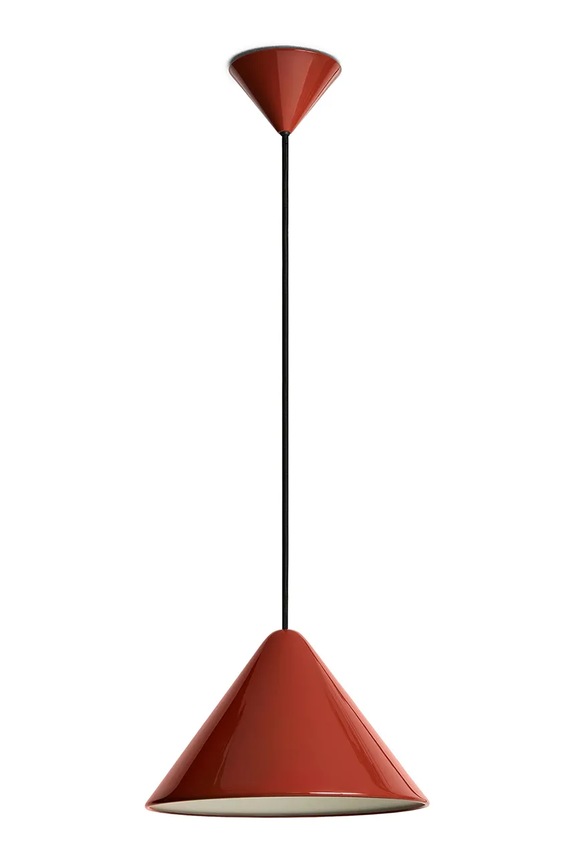 HAY lampa wisząca z metalu 16 x 26 cm czerwony AE386.D409.AN55