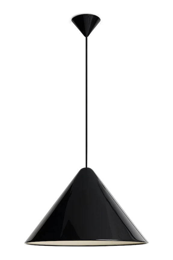 HAY lampa wisząca z metalu 16 x 43 x 43 cm czarny AE386.D410.AN53