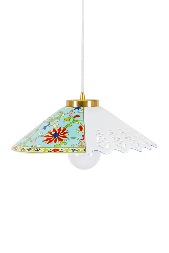 Seletti lampă suspendată din porțelan 36 x 35 x 14 cm multicolor 07096