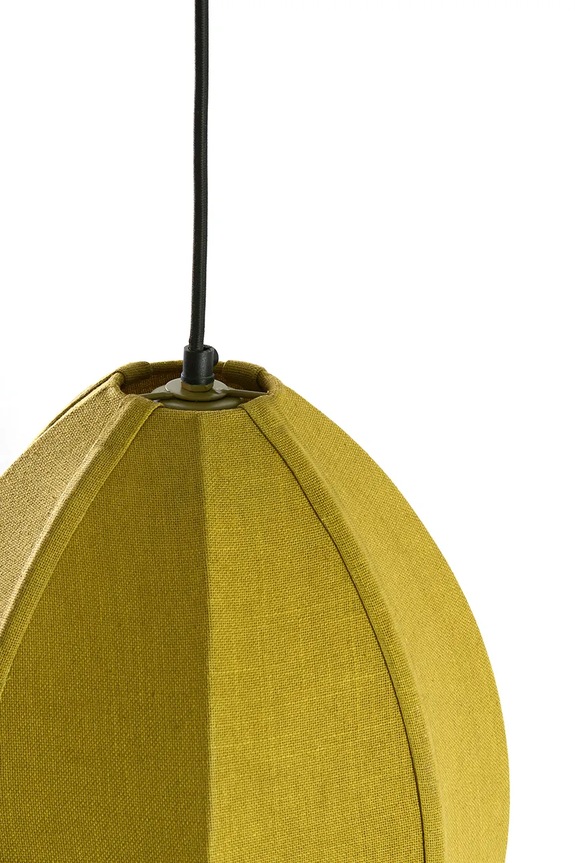 Living și dormitor Light & Living lampă suspendată din material textil 28,5 x 38 cm 2984569 verde