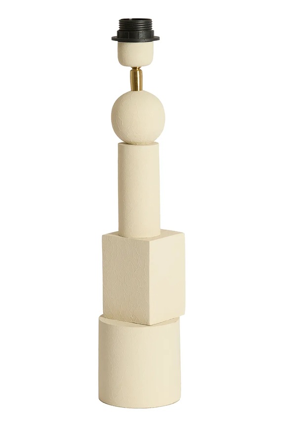 Light & Living bază pentru lampă de masă din metal 10 x 40,5 cm bej 8317943