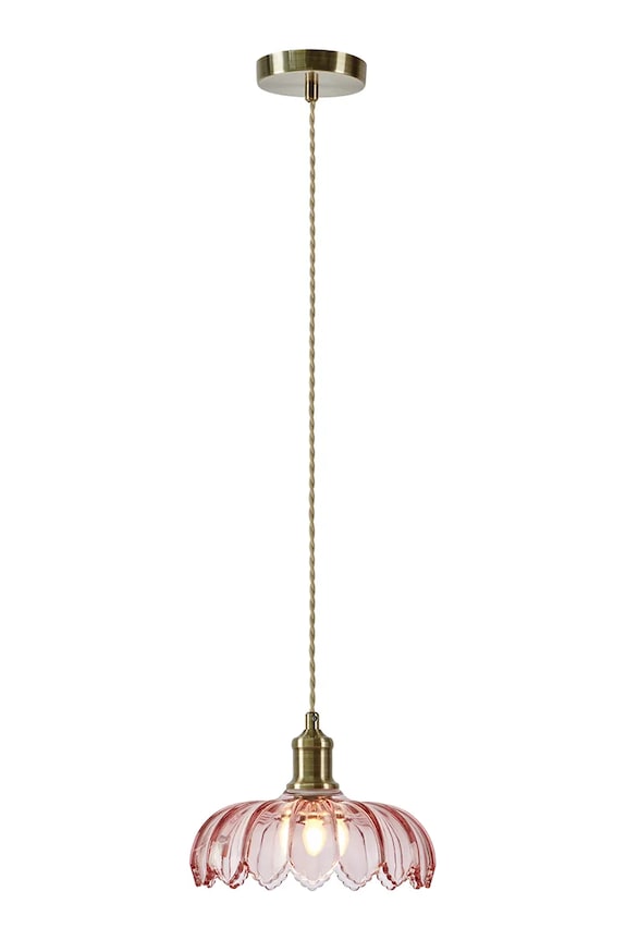 Markslöjd lampă suspendată din sticlă 18 x 26 x 26 cm roz 109178