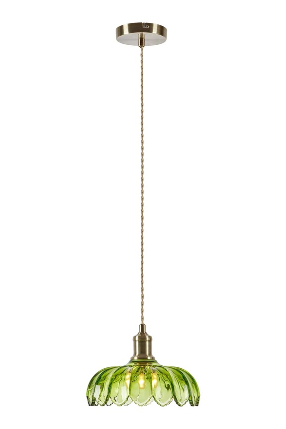 Markslöjd lampă suspendată din sticlă colorată 18 x 26 x 26 cm verde 109177
