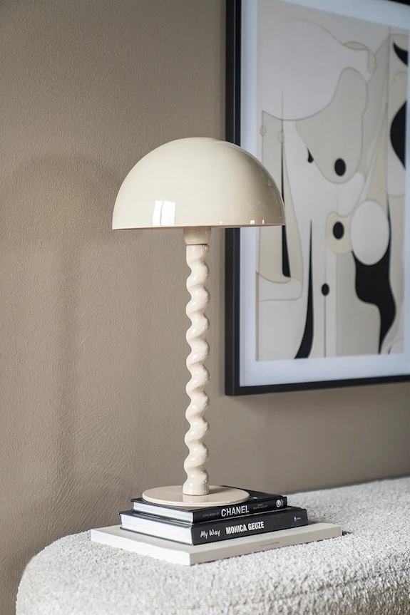 By-Boo lampa stołowa 25 x 25 x 50 cm 230229 beżowy