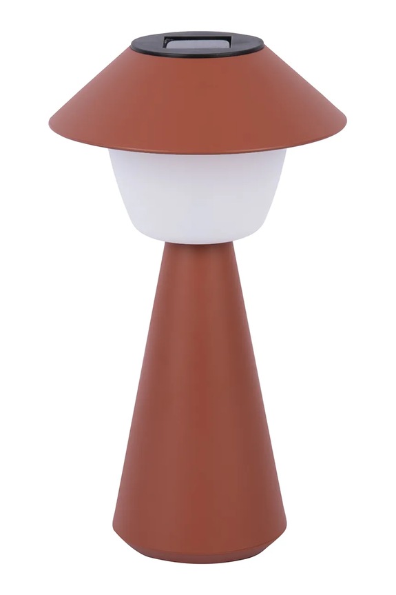 Leitmotiv lampa stołowa solarna z tworzywa sztucznego czerwony LM2289RD