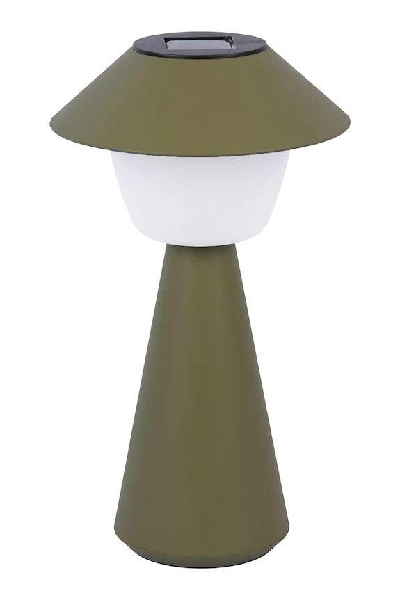 Leitmotiv lampă solară din plastic verde LM2289GR