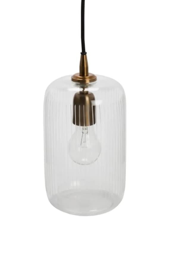 Au Maison lampă suspendată din sticlă 28 x 15 cm transparent 946.426.639.389