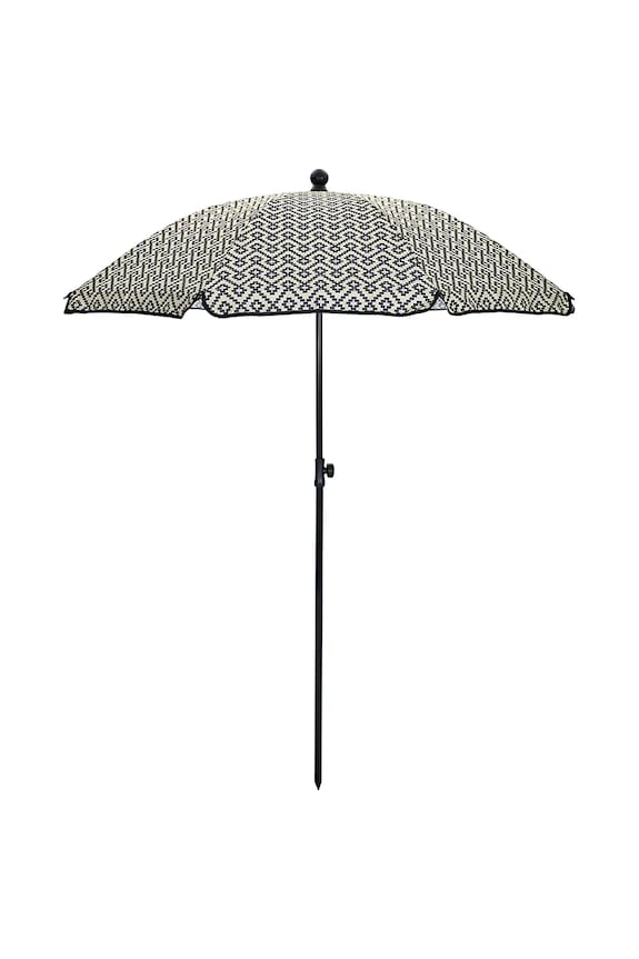 House Doctor parasol ogrodowy HDBlock 185 cm czarny 204050120