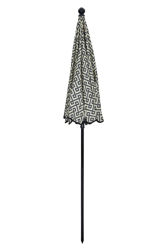 House Doctor parasol ogrodowy HDBlock 185 cm 204050120 czarny AA00