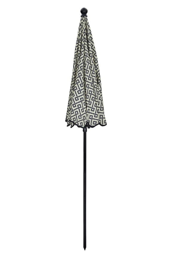 House Doctor parasol ogrodowy HDBlock 185 cm 204050120 czarny AA00