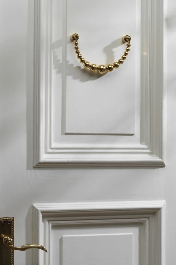 Garden Glory kołatka do drzwi z mosiądzu 17 x 9 x 2 cm 19514.GG złoty AA00