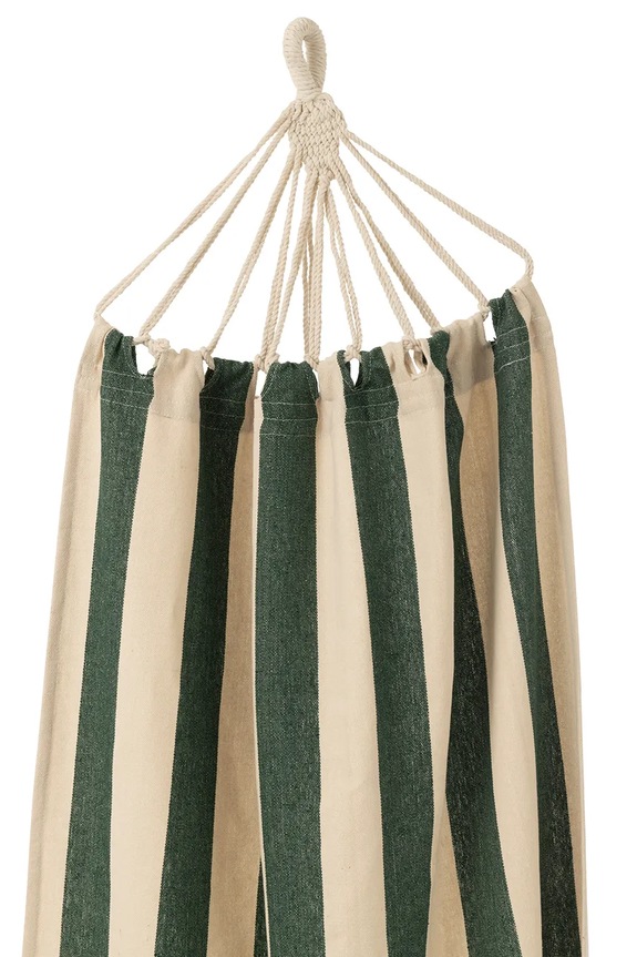 J-Line hamak do ogrodu z bawełny 51608 zielony AA00