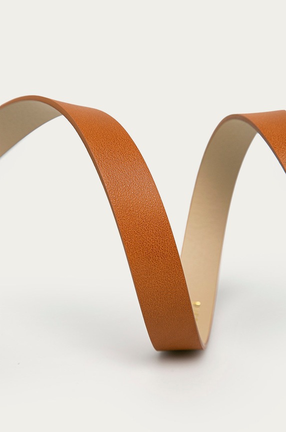 Pieces Pasek 17106158 brązowy AA00