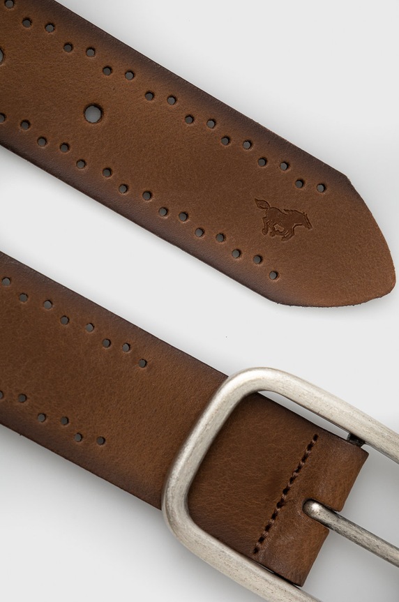 Mustang Pasek skórzany MW3008L25.660 brązowy AA00