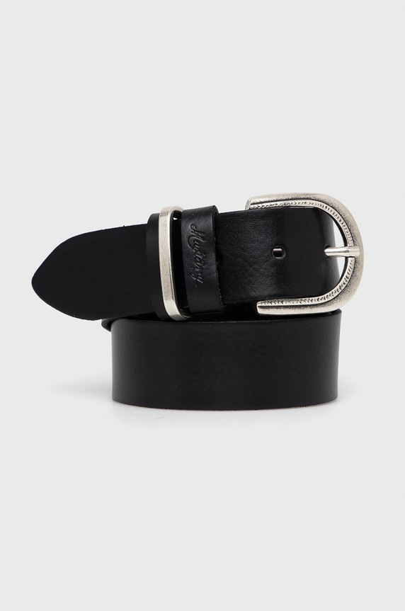 Mustang Pasek skórzany czarny MW3070L23.790