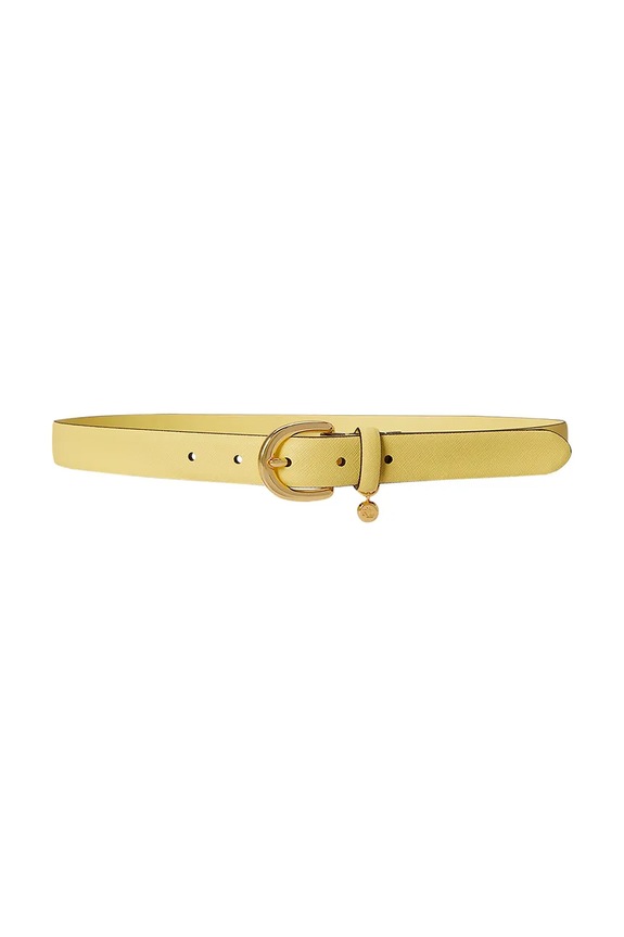 Lauren Ralph Lauren női bőr öv sárga 412802952