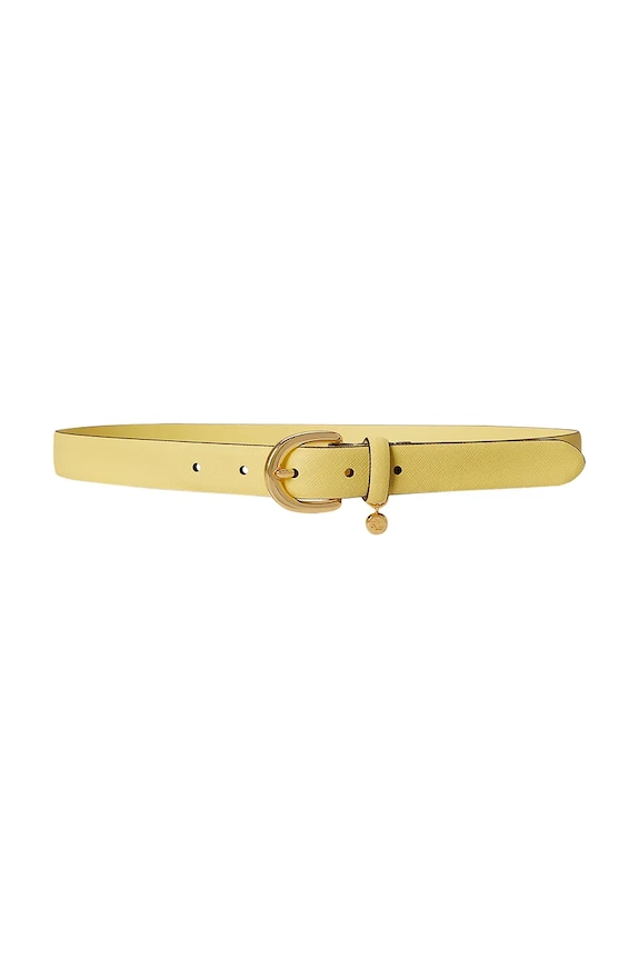 Lauren Ralph Lauren női bőr öv sárga 412802952